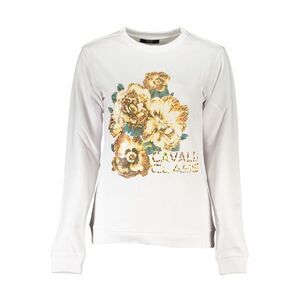 Cavalli Class White Cotton Women's Sweater